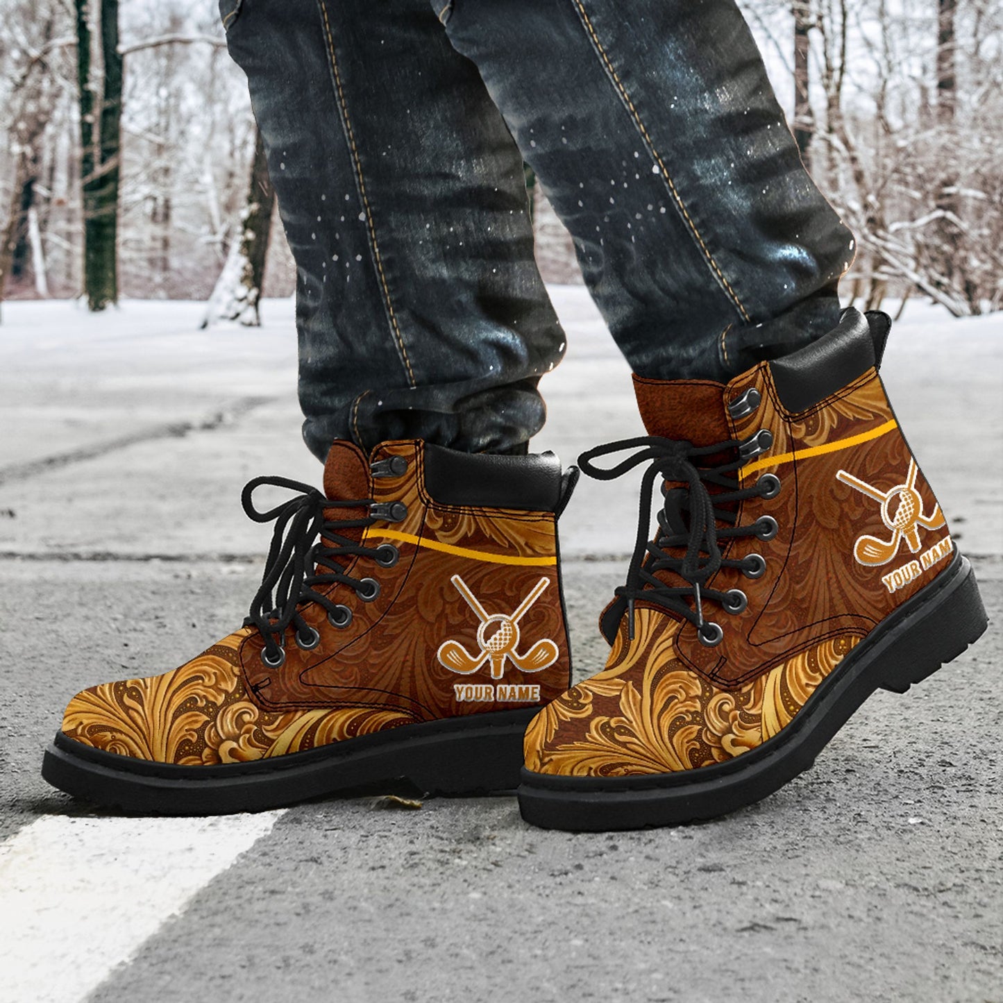 Custom Name XT Golf Lovers Boots For Men and Women