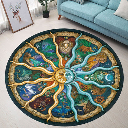Zodiac Circle Rug HHT19052101