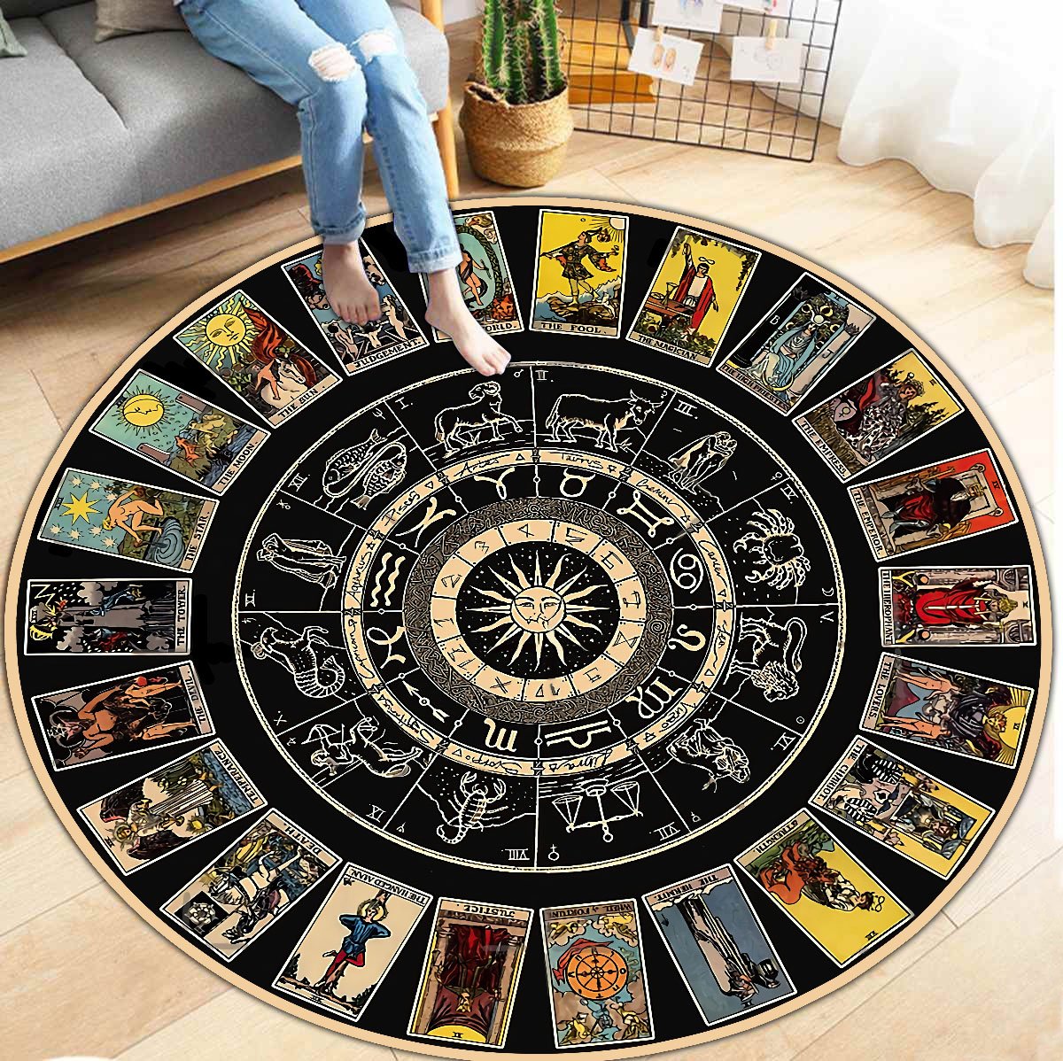 Zodiac Circle Rug HHT21052103