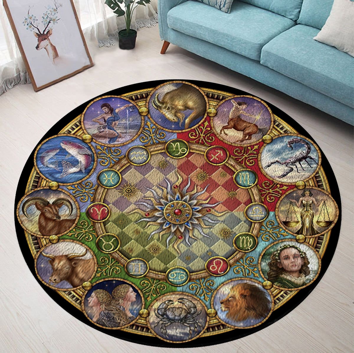 Zodiac Circle Rug TNA22052101
