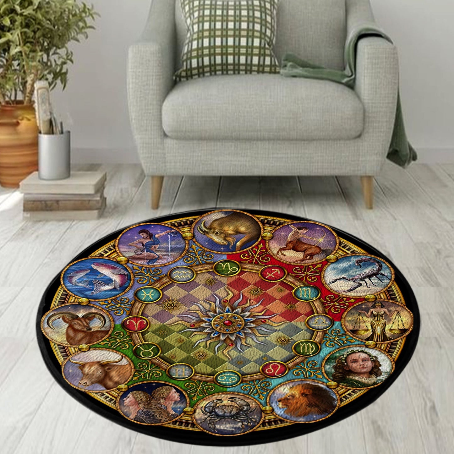 Zodiac Circle Rug TNA22052101