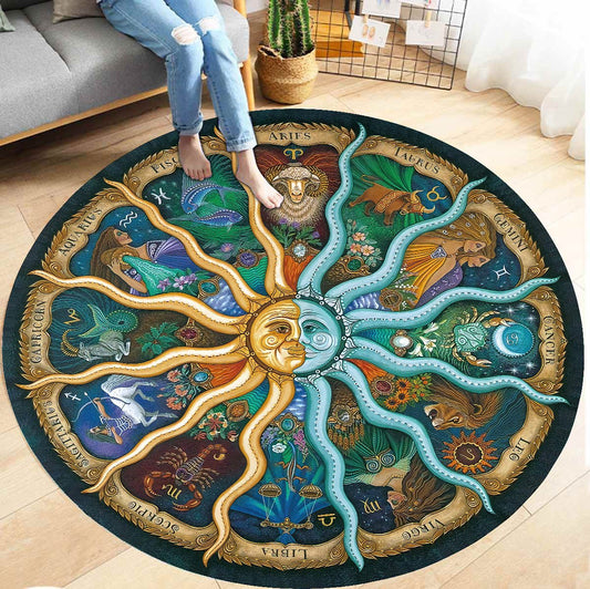 Zodiac Circle Rug HHT19052101