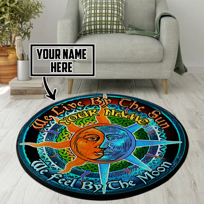 Customize Name Wicca Circle Rug DA18052106
