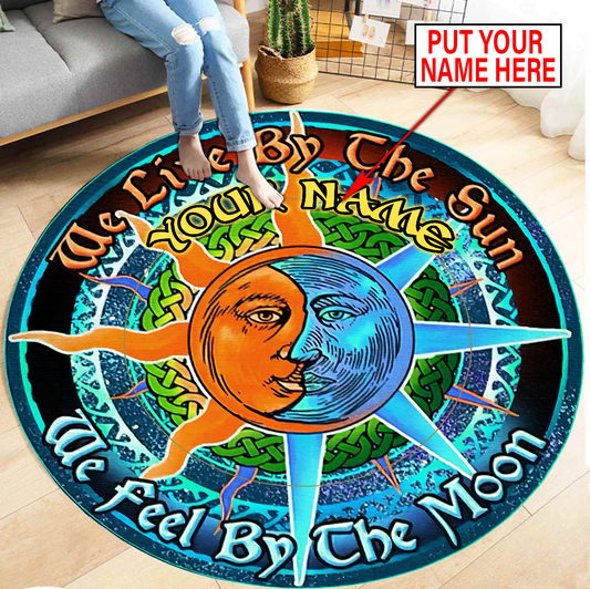 Customize Name Wicca Circle Rug DA18052106