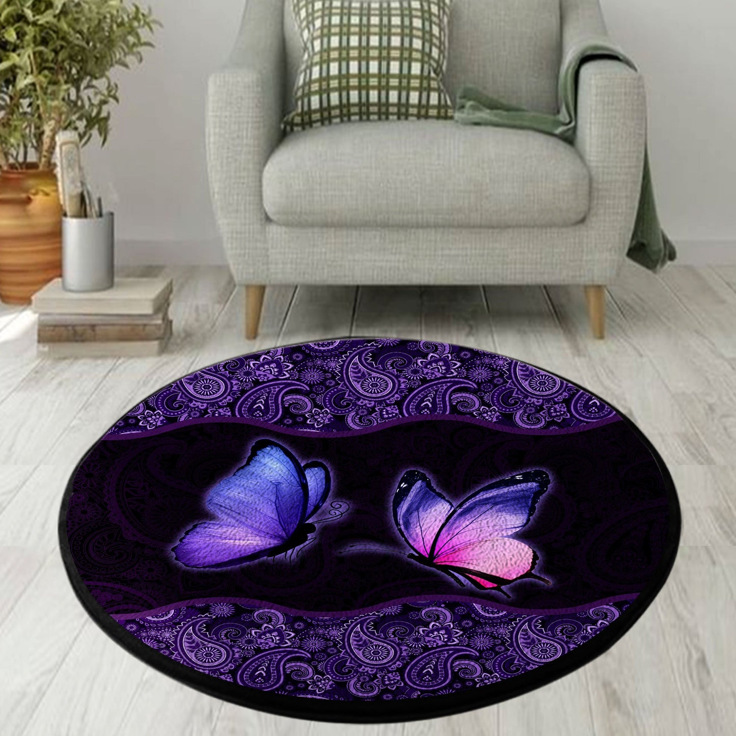 Buttefly Circle Rug NTN27052104
