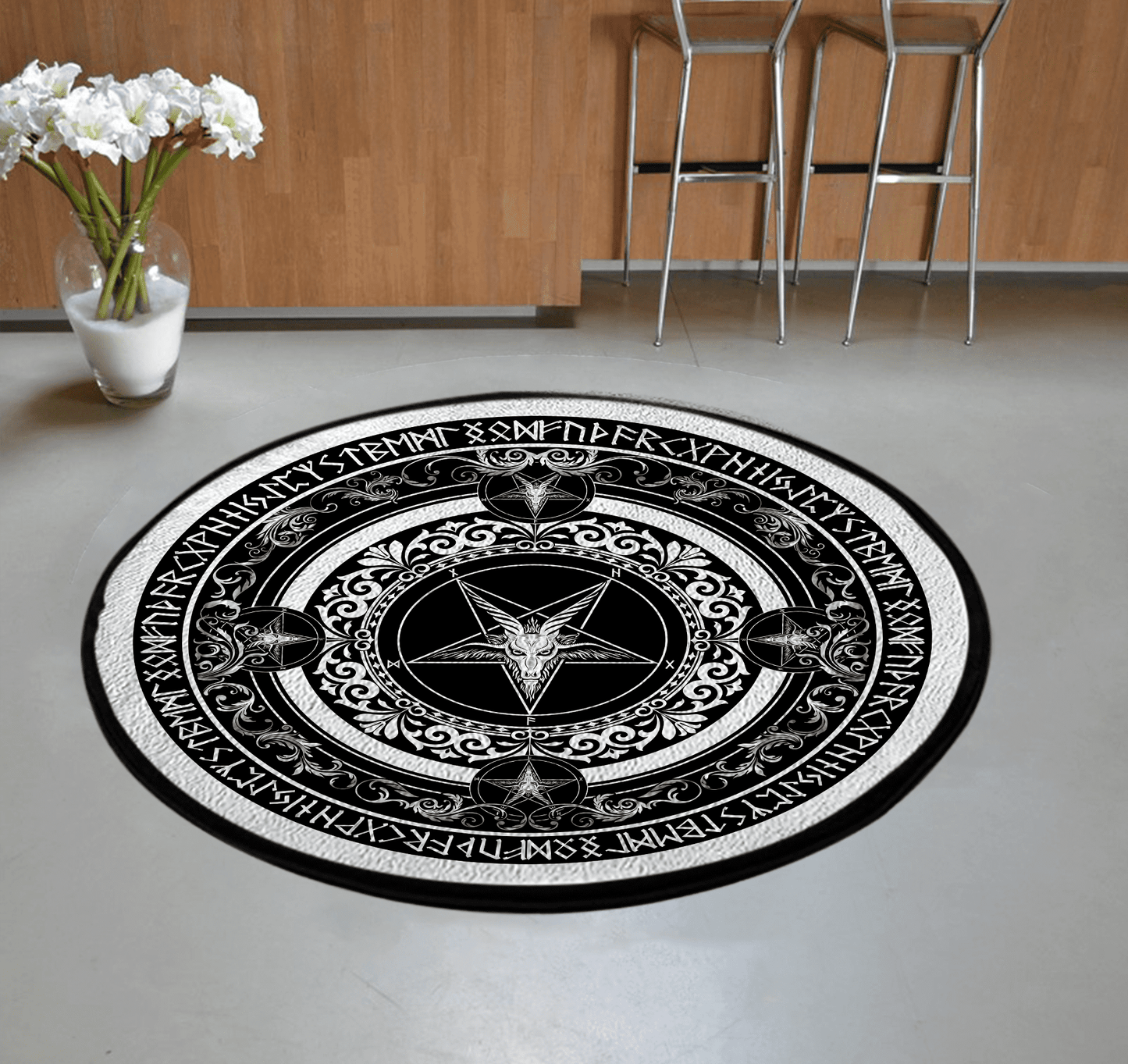 Satanic Circle Rug Pi10052106