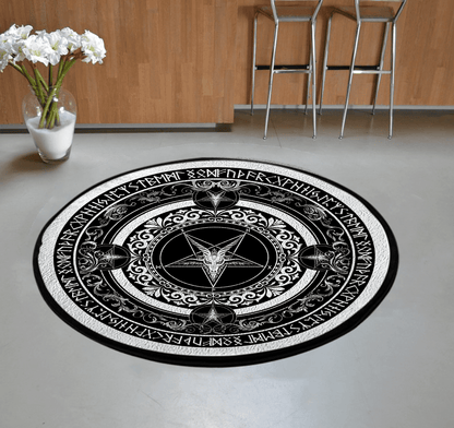 Satanic Circle Rug Pi10052106