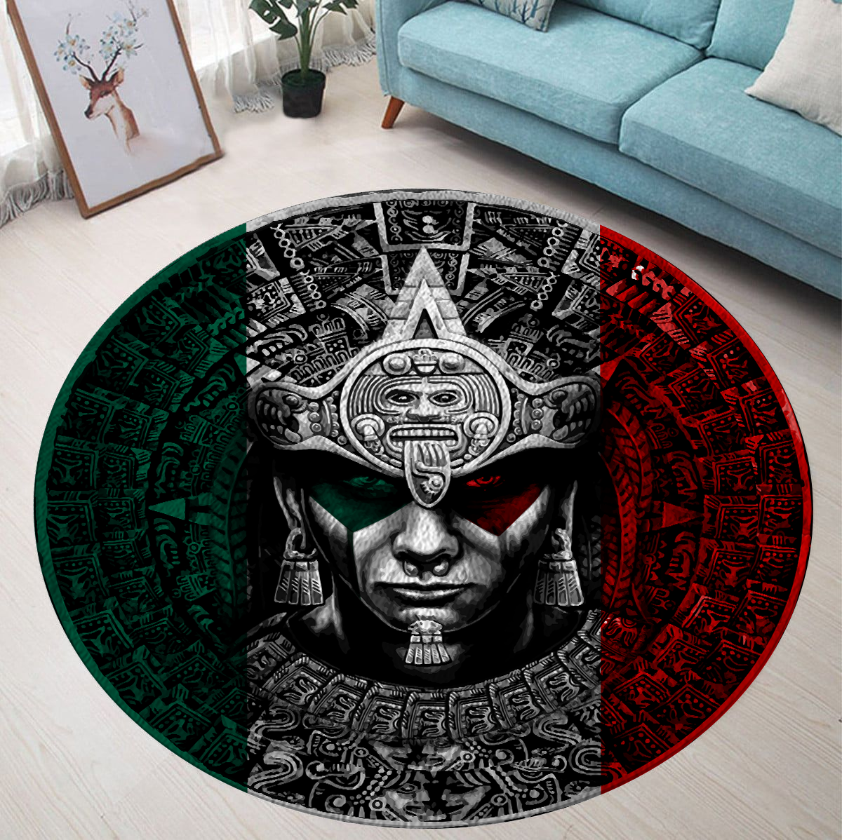 Aztec Circle Rug DQB14042102
