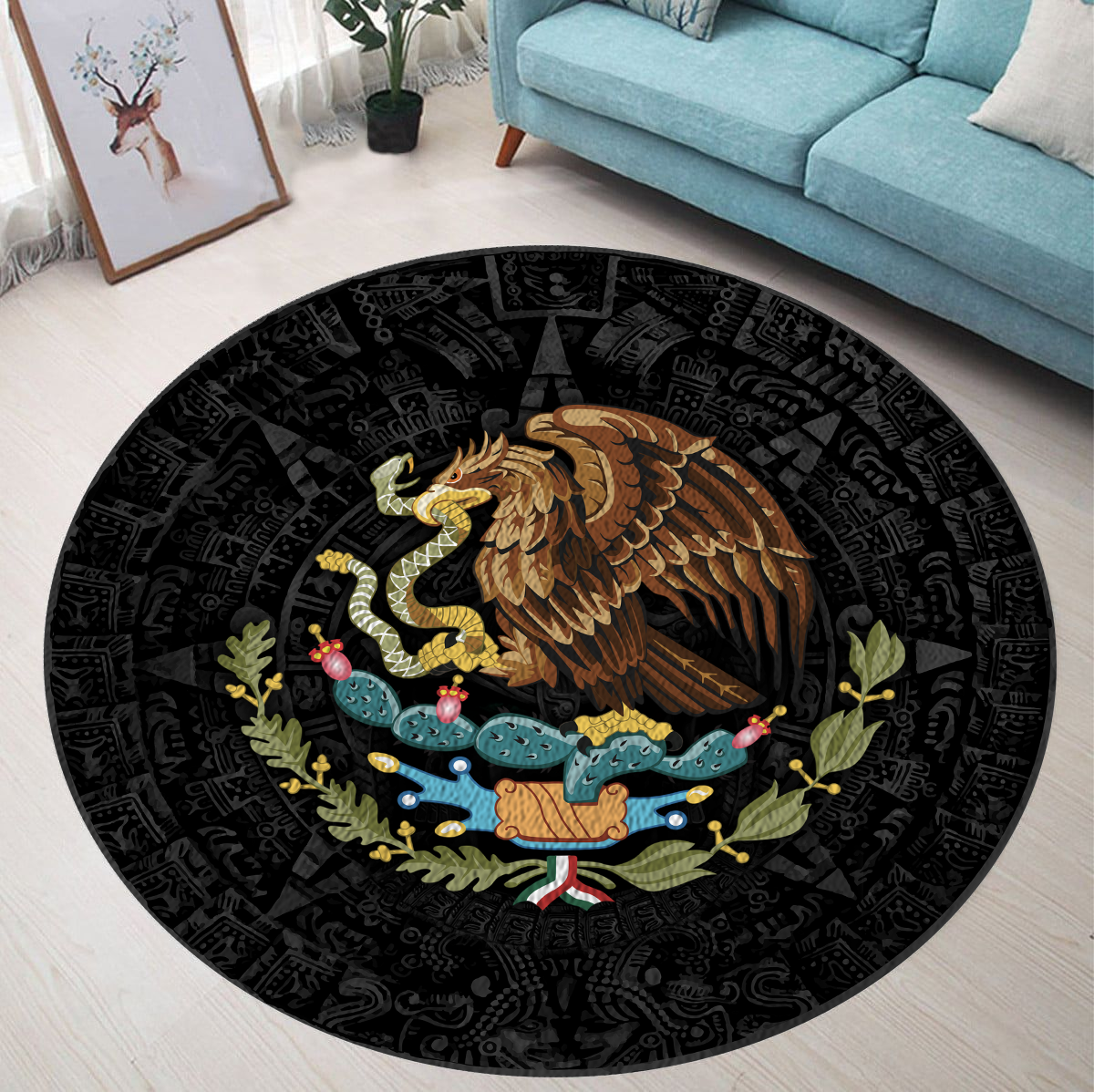 Mexico Circle Rug DQB21052102