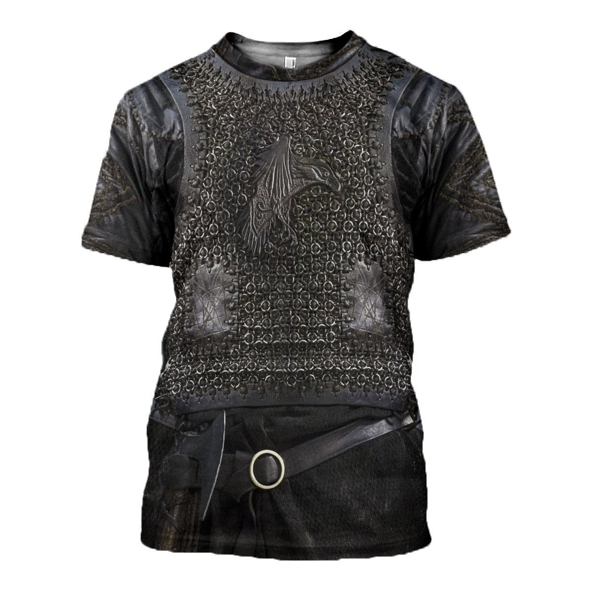 3D Printed Vikings Armor Tops-Apparel-HP Arts-T-Shirt-S-Vibe Cosy™