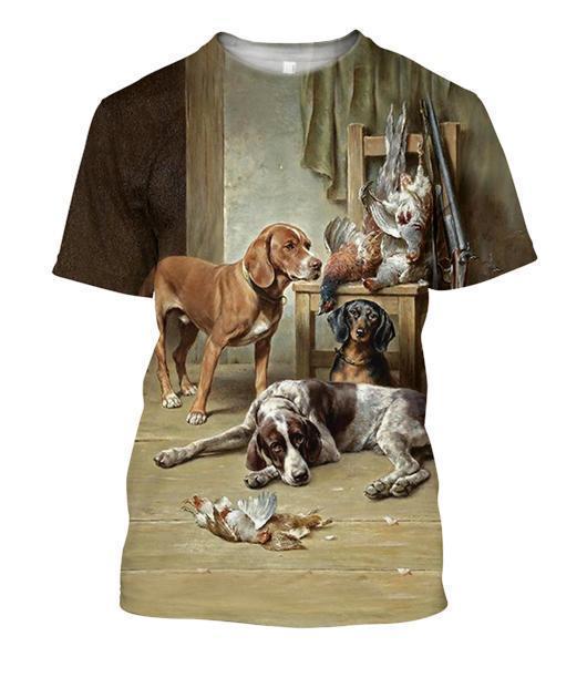 All Over Printed Duck Hunting Shirts-Apparel-HbArts-T-Shirt-S-Vibe Cosy™
