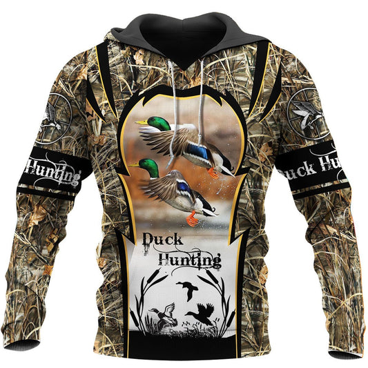 Mallard Duck Hunting 3D All Over Printed Shirts for Men and Women TT221002-Apparel-TT-Hoodie-S-Vibe Cosy™