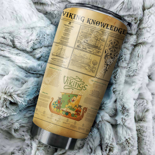 Vikings Knowledge Tumbler-HP Arts-Vibe Cosy™