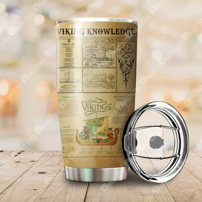 Vikings Knowledge Tumbler-HP Arts-Vibe Cosy™