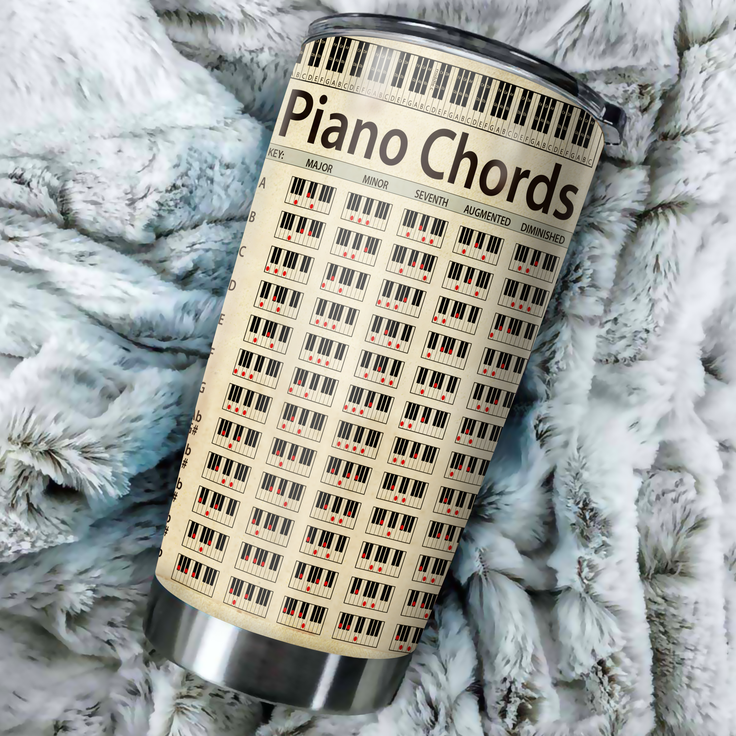 Piano chords beautiful tumbler HG HAC150105-HG-Vibe Cosy™