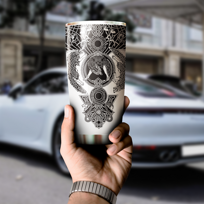 Viking Tattoo version 3.0 Tumbler-HP Arts-Vibe Cosy™