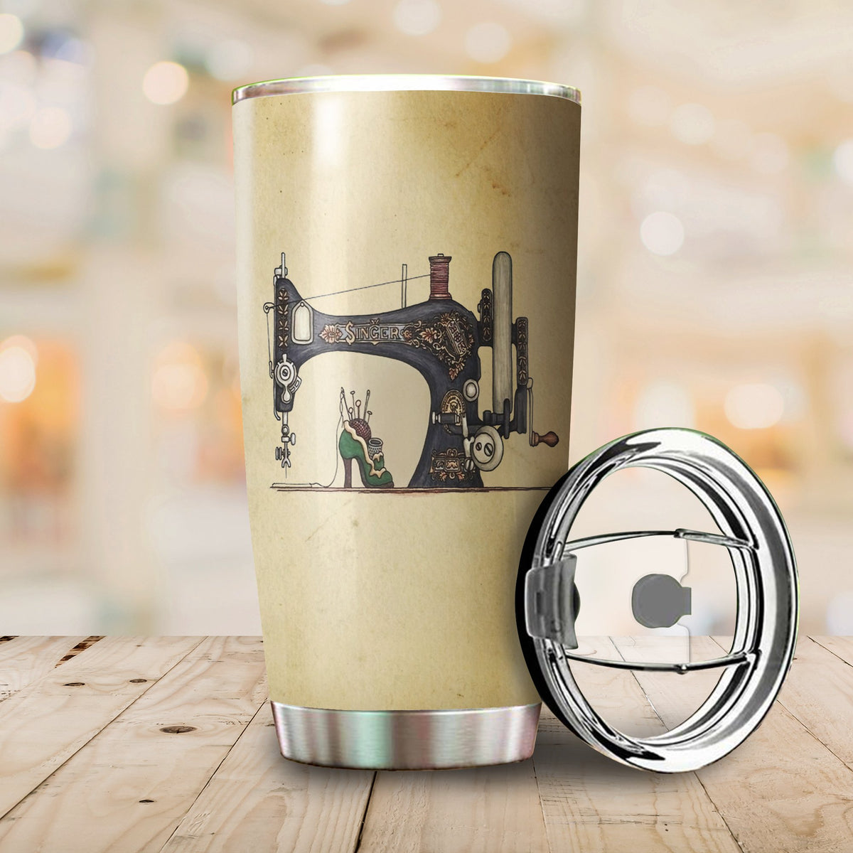 Sewing knowledge stainless steel tumbler HG-HG-Vibe Cosy™