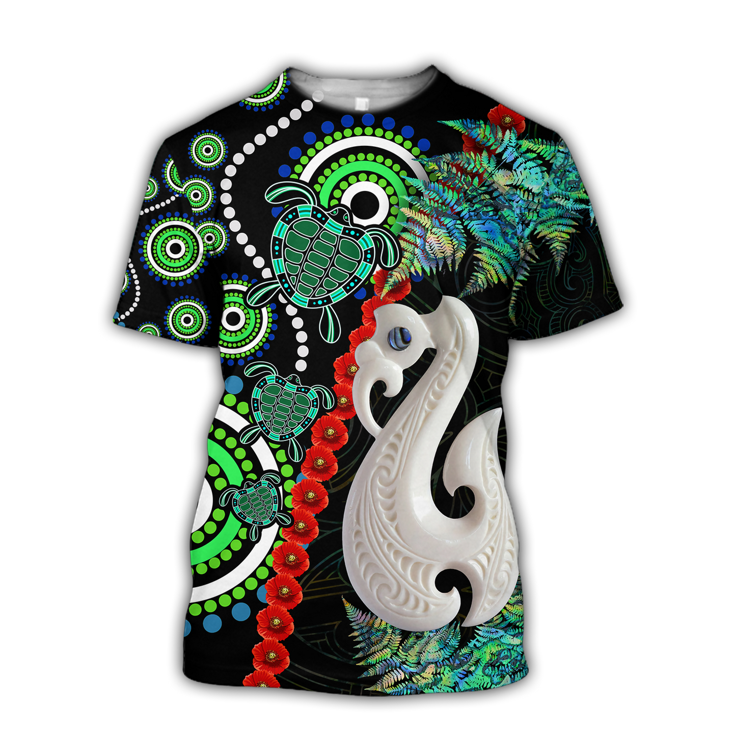 New Zealand Maori And Australia Aboriginal We Are Family 3D Printed Unisex Shirts TN