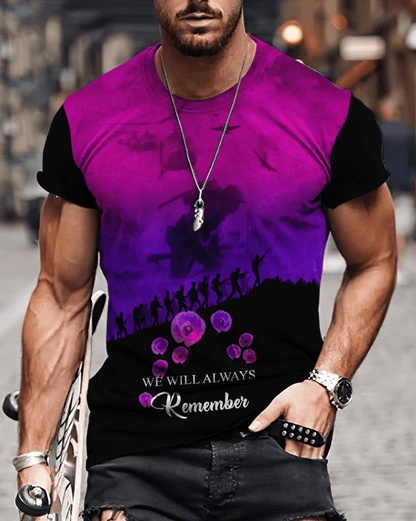 Premium Anzac Day We Will Always Remember 3D Printed Unisex Shirts TN HHT06042105
