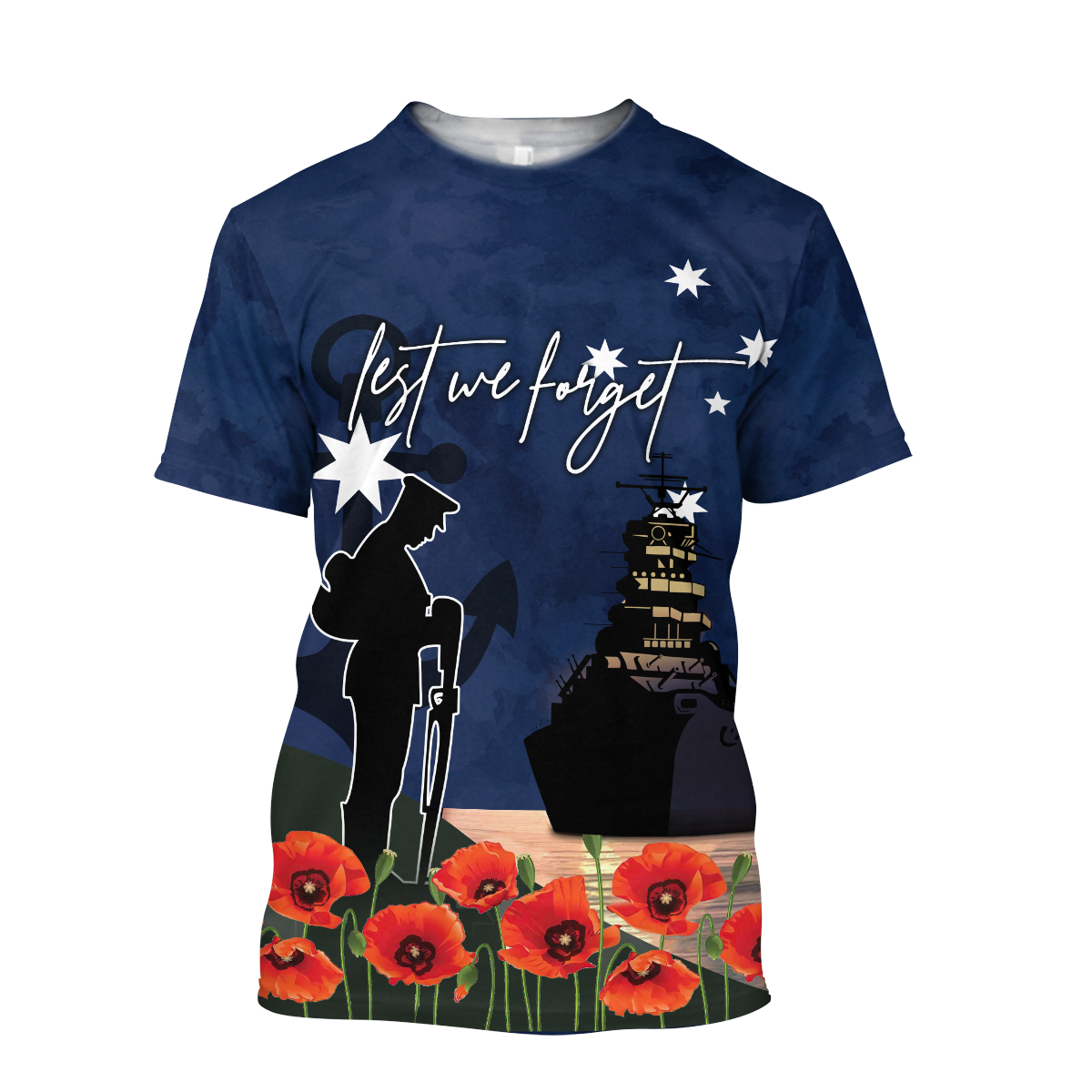 Premium Anzac Day Royal Australian Navy 3D Printed Unisex Shirts TN