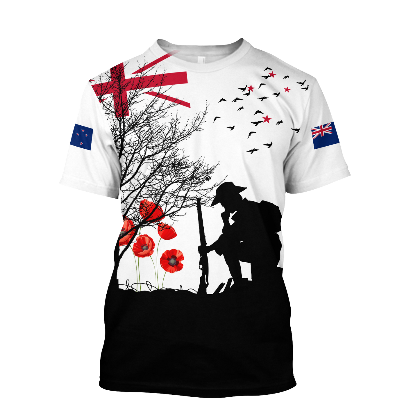 Premium Anzac Day New Zealand 3D Printed Unisex Shirts TN