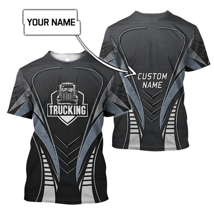 Personalized Premium Trucker Metal 3D Printed Unisex Shirts TN