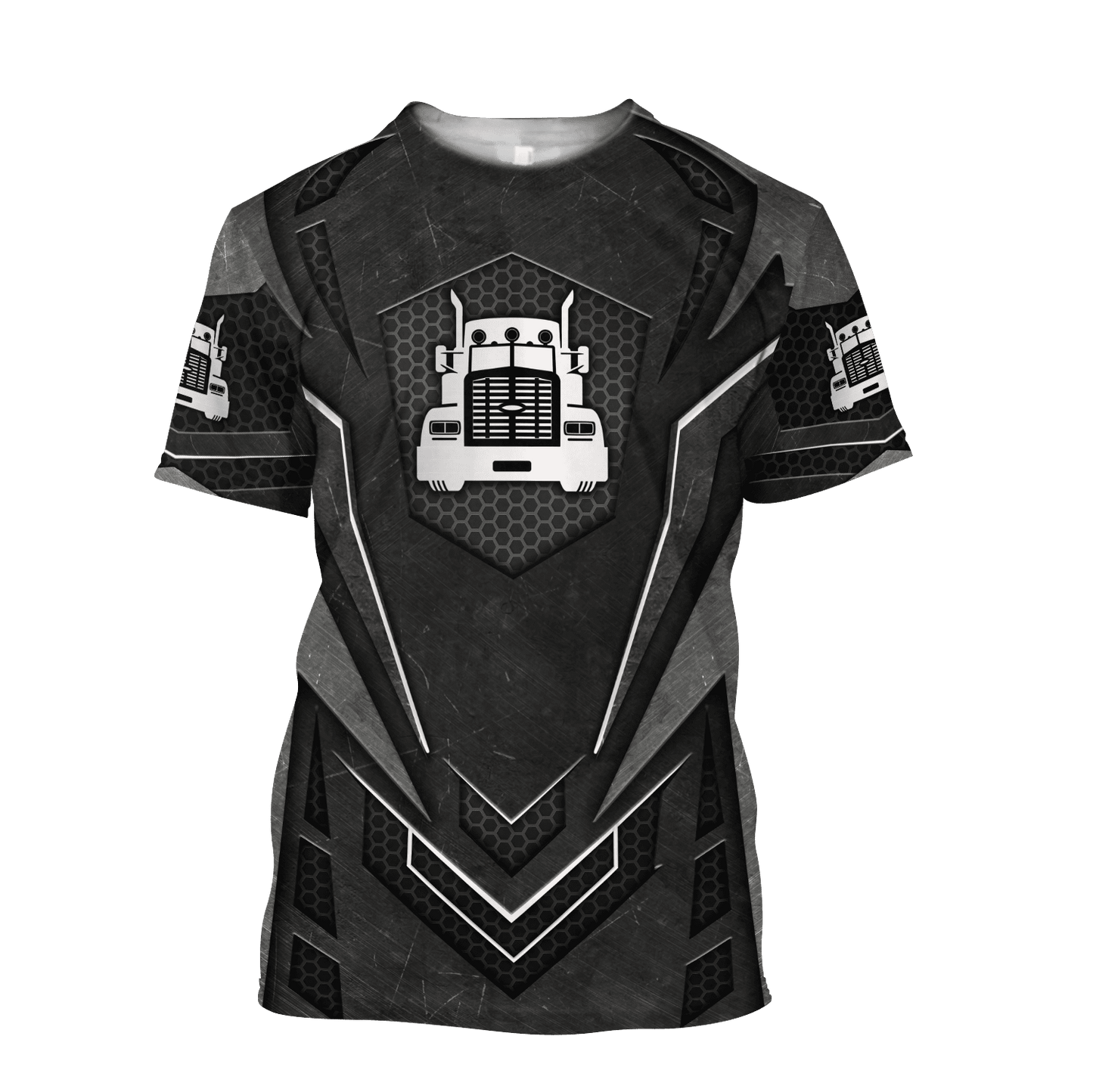 Premium Trucker Metal 3D Printed Unisex Shirts TN