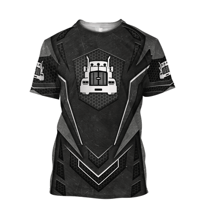 Premium Trucker Metal 3D Printed Unisex Shirts TN
