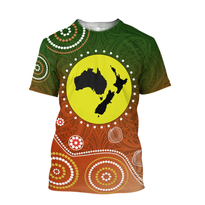 Premium New Zealand Maori And Australia Aboriginal 3D Printed Unisex Shirts TN TNA05042108