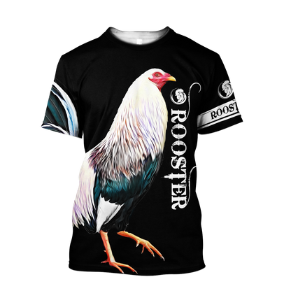 Rooster 3D Printed Unisex Shirts PD23042103VH
