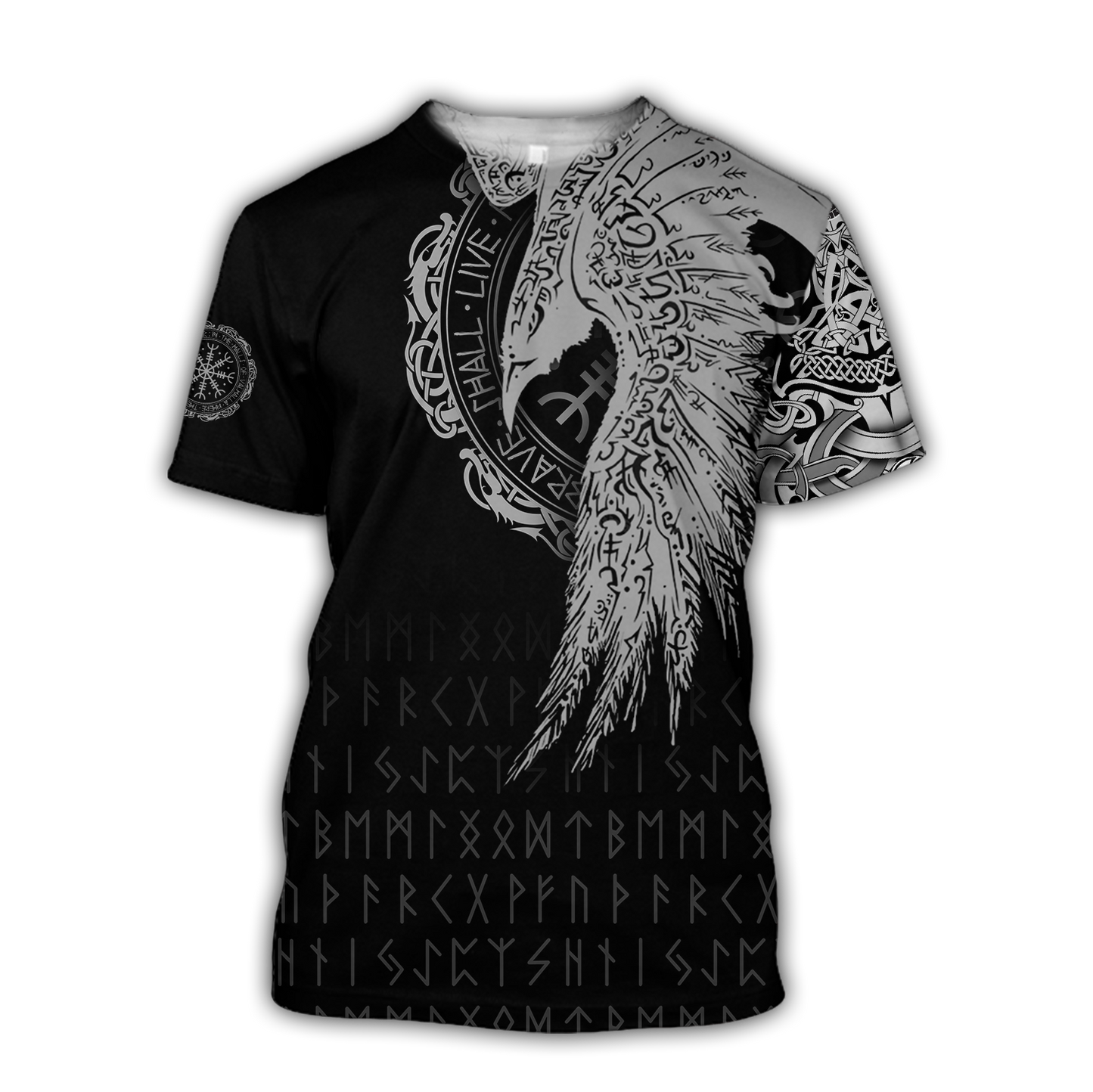 Premium Viking Raven Tattoo 3D Printed Unisex Shirts NTN24032102