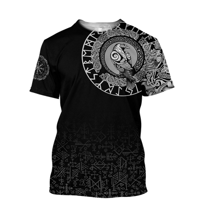 Premium Viking Raven 3D Printed Unisex Shirts TNA23042102