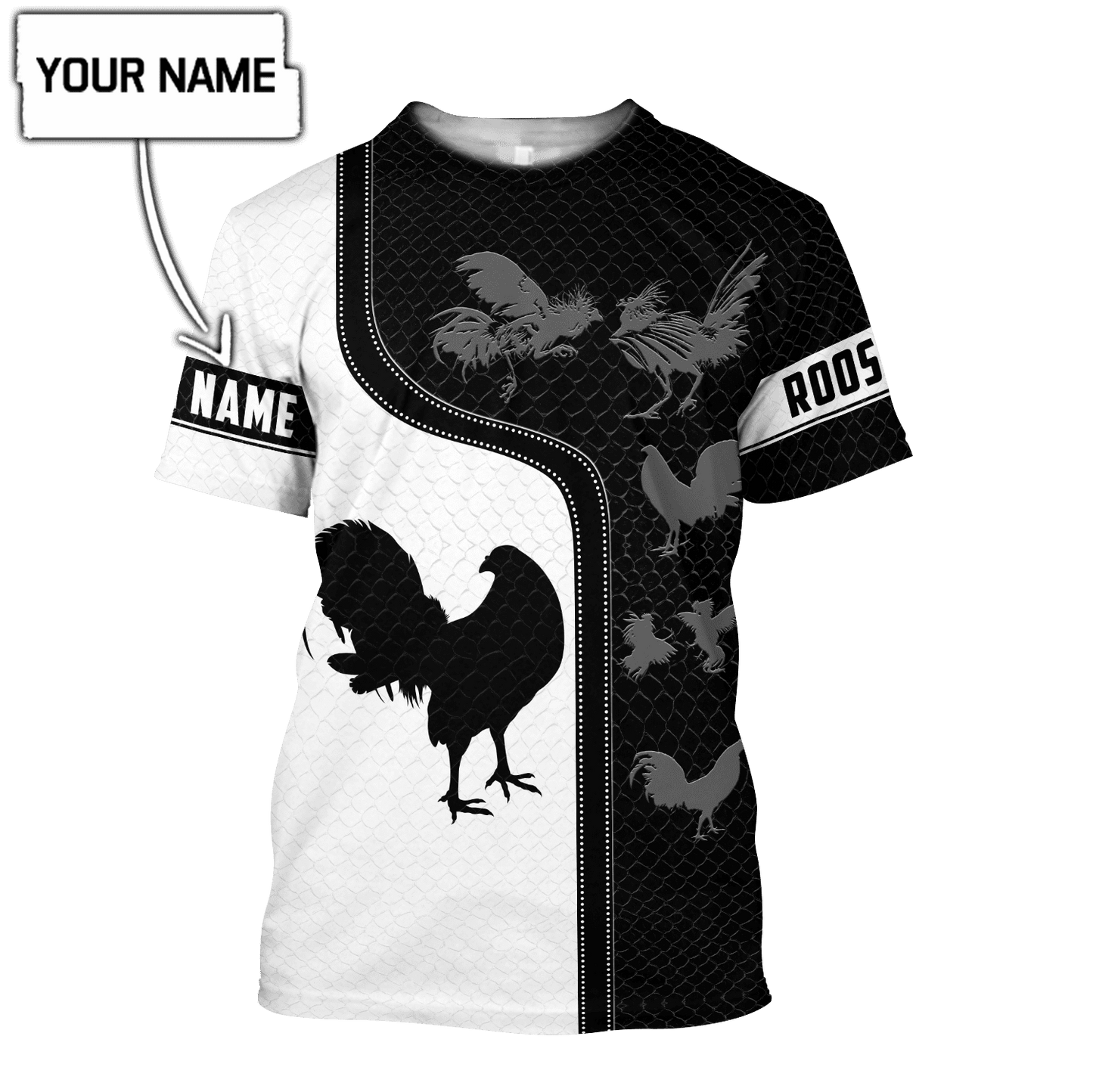 Personalized Rooster T-shirt and Short 3D All Over Printed DD24042104