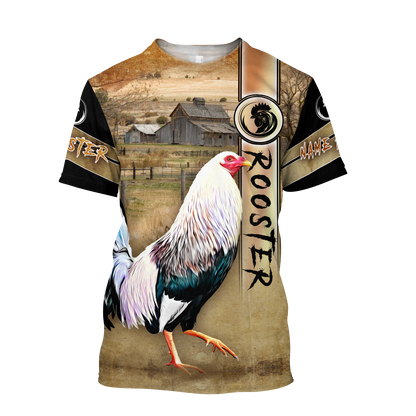 Personalized Rooster 3D Printed Unisex Shirts TNA24042102VH