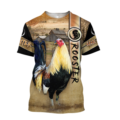 Personalized Rooster 3D Printed Unisex Shirts TNA24042103