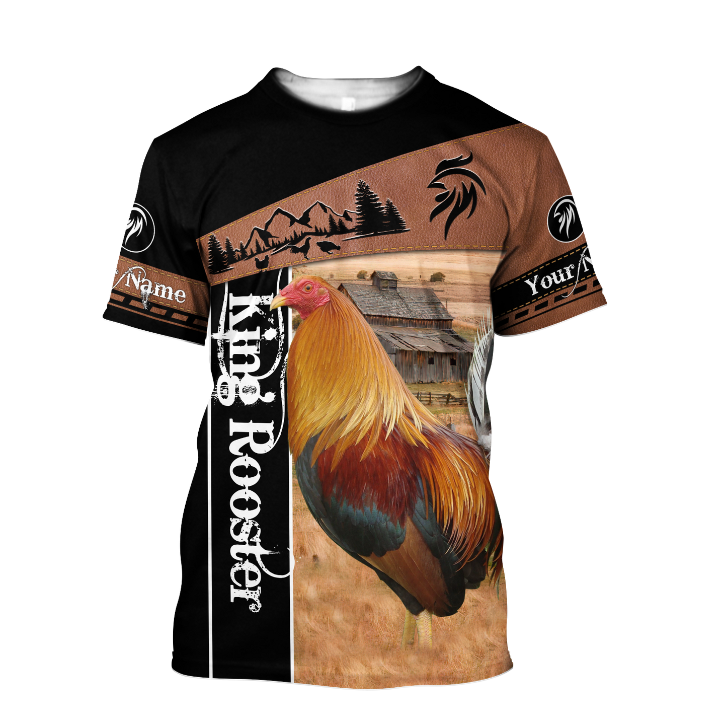 Personalized King Rooster 3D Printed Unisex Shirts SN27042103