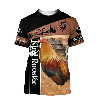 Personalized King Rooster 3D Printed Unisex Shirts SN27042103