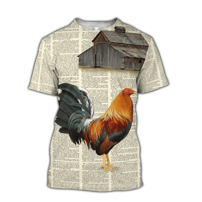 Rooster 3D Printed Unisex Shirts HHT29042102