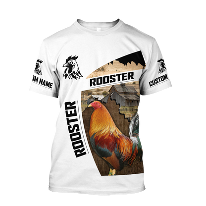 Personalized Rooster 3D Printed Unisex Shirts MH28042101.S1