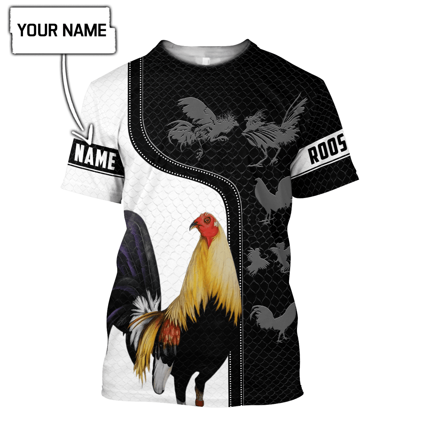 Personalized Rooster 3D Printed Unisex Shirts DD04052106