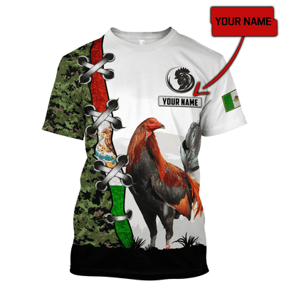 Personalized Mexican Rooster 3D Printed Unisex Shirts DD13052101