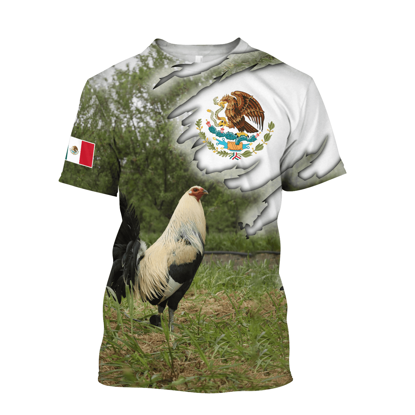 Mexican Rooster T-shirt and Short 3D All Over Printed HHT13052107