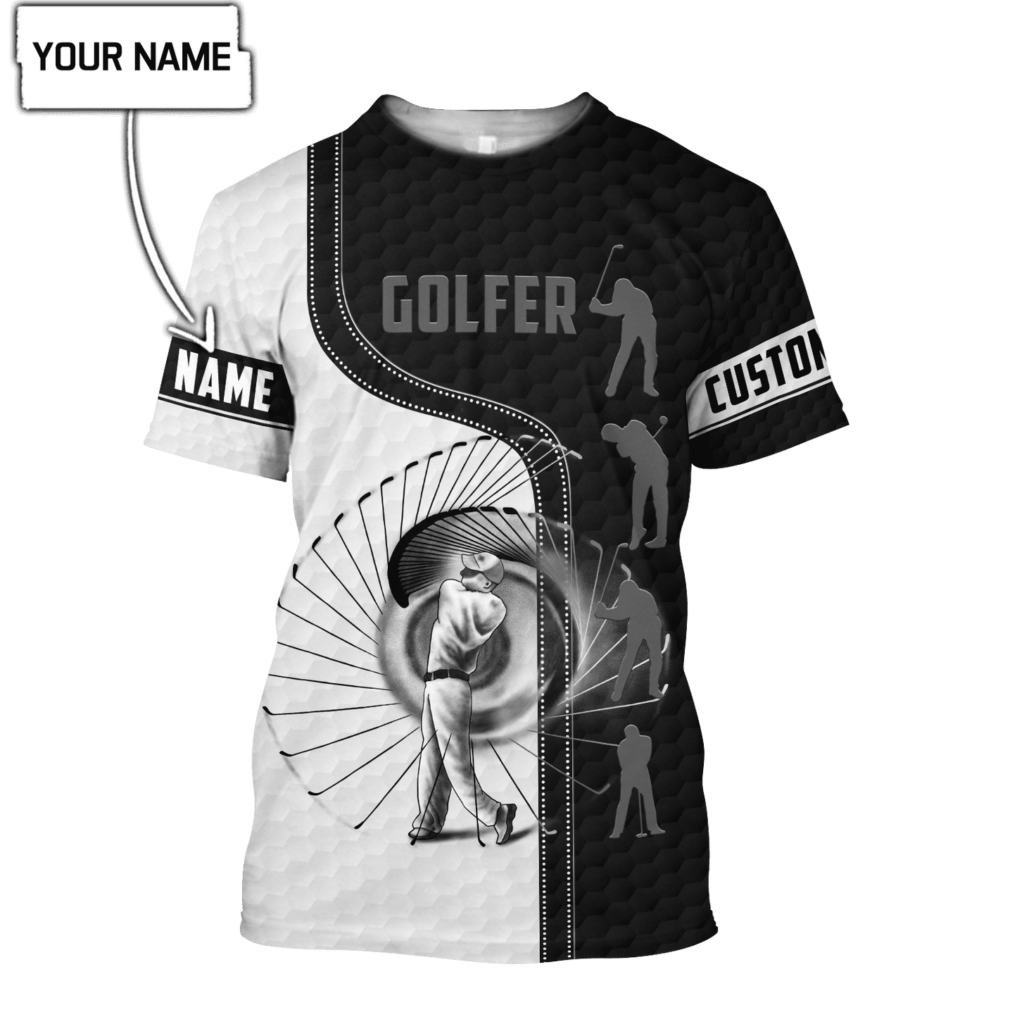 Custom Name XT Golf Lover 3D Printed Shirts DD15052108VH