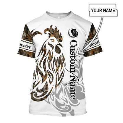 Personalized Rooster 3D Printed Unisex Shirts DD17052104