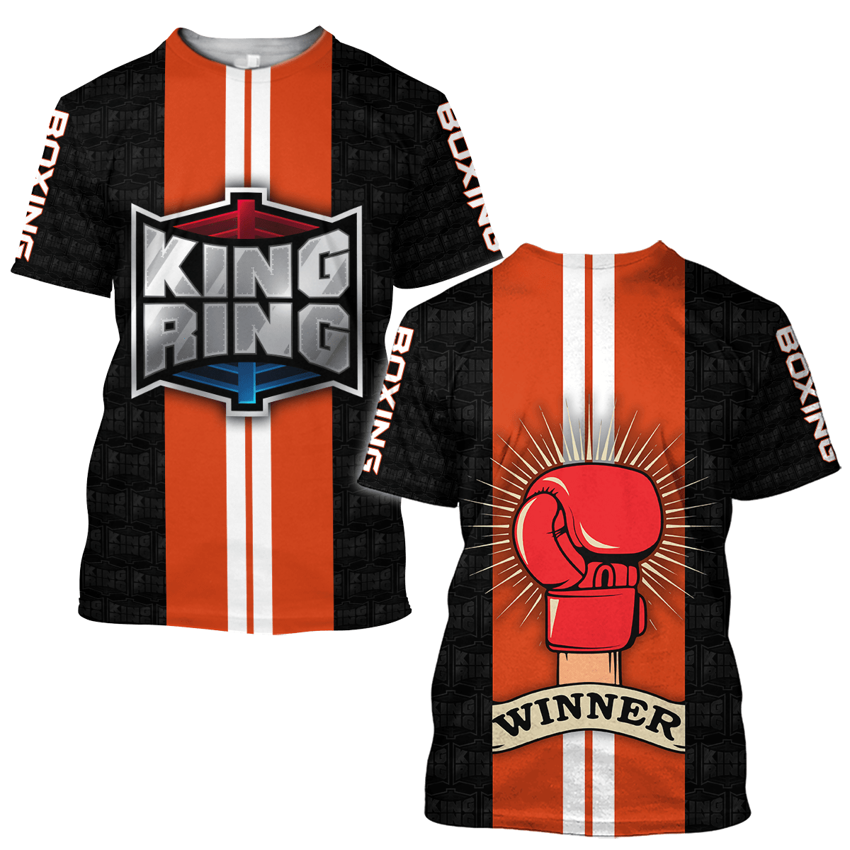 Premium Boxing 3D Printed Unisex Shirts