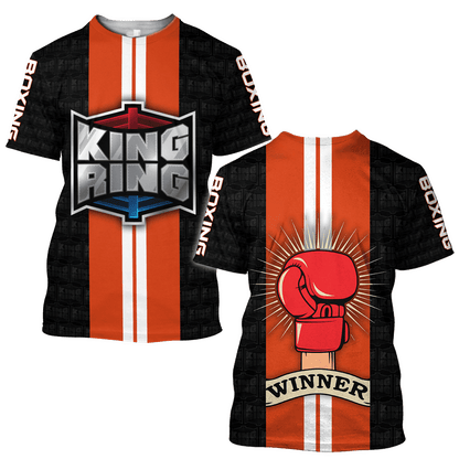 Premium Boxing 3D Printed Unisex Shirts