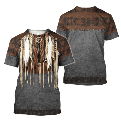 Native American 3D All Over Printed Unisex Shirts