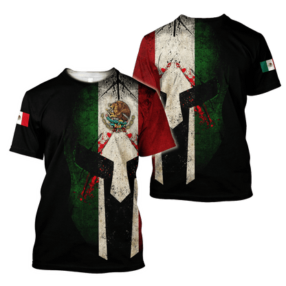 Mexico Pride 3D All Over Printed Unisex Shirts