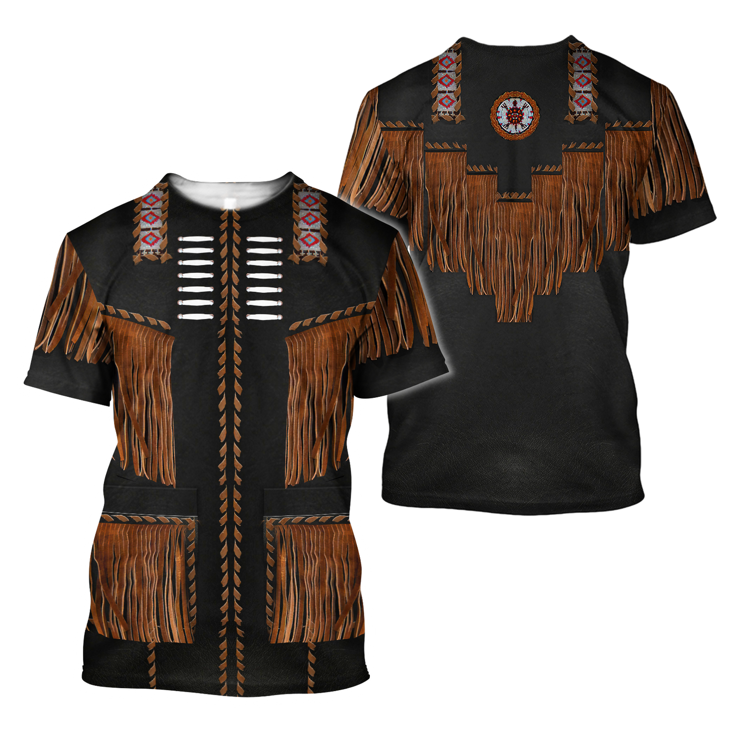 Native Cowboy Jacket No9 Cosplay 3D Over Printed Unisex Deluxe Hoodie ML