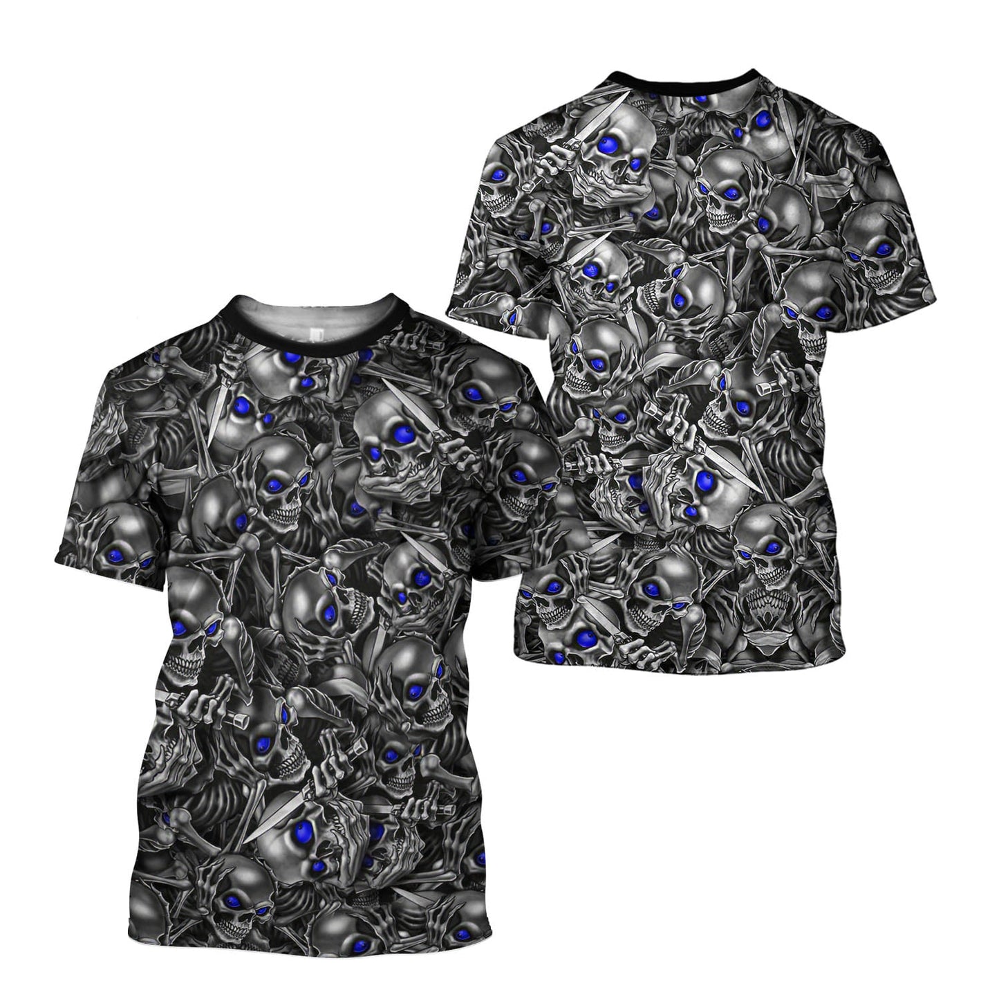 Blue Eyes Skull Unisex T-shirt KL12112201